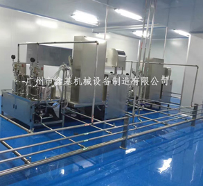 升降式真空均質乳化機（組合）案例